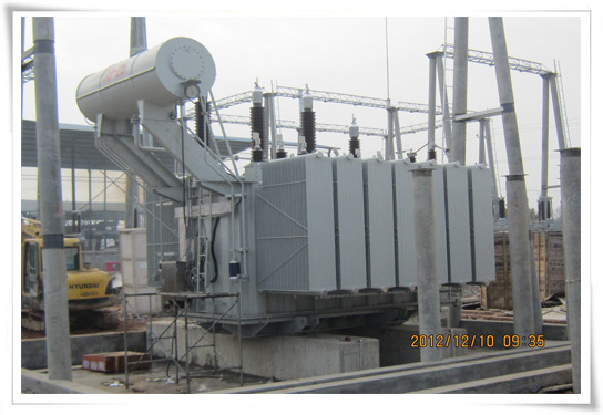 110kV黄土变电站进入安装阶段