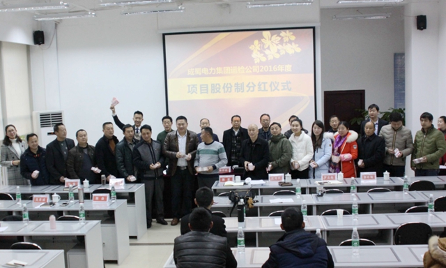 公司召开2016年度项目股份制实施总结会议