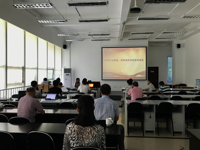 公司召开500kV山桃线、桃资线安全检查通报会