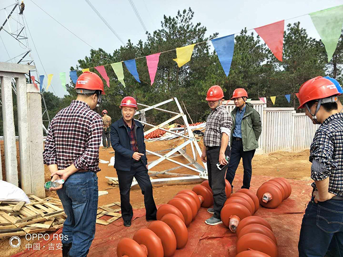 国网江西省电力检修公司领导到500kV文赣I、II回线跨昌赣客专迁改工程检查指导工作