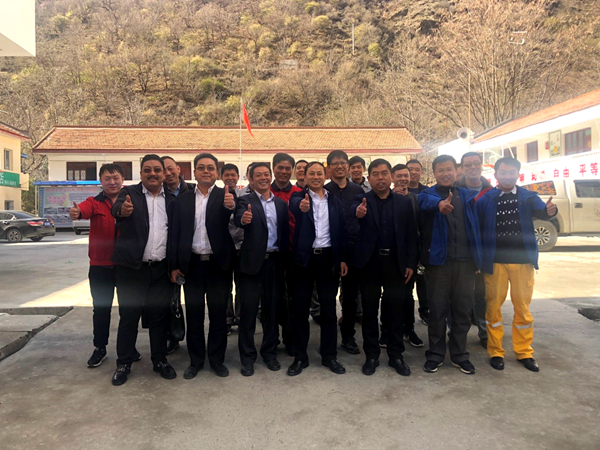 华润电力黑水县扎窝30MW集中式光伏扶贫项目送出线路及对侧站扩建EPC工程举行开工仪式