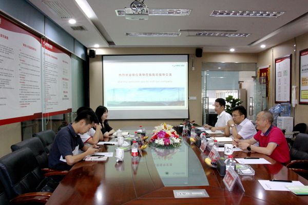 邮政储蓄银行高新支行领导一行来我司考察交流