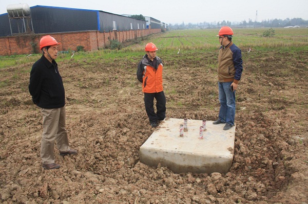 陈云总经理一行到石眉线检查指导工作