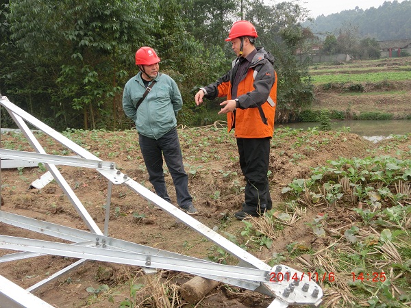 陈云总经理一行到石眉线检查指导工作