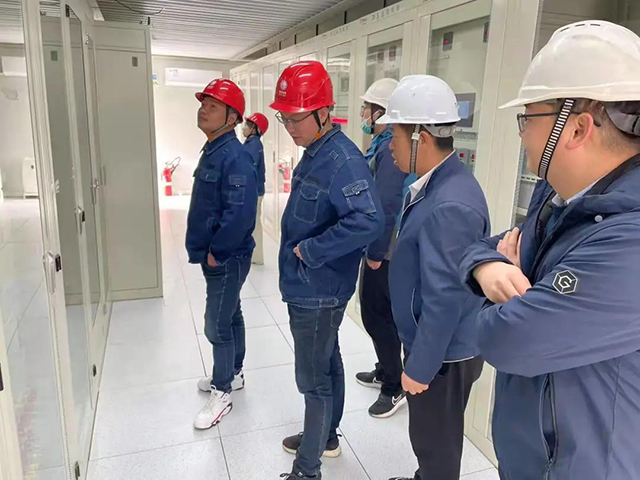 华润电力罗山30MW分散式风电项目顺利通过开关站受电及首批风机启动前阶段质量监督检查