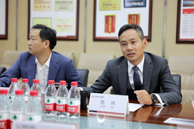 成都昱风能源科技有限公司陈洲一行莅临集团总部参观交流