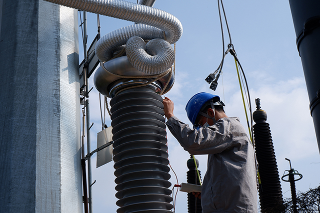 220kV顺铜一、二线电缆震荡波局放试验顺利完成